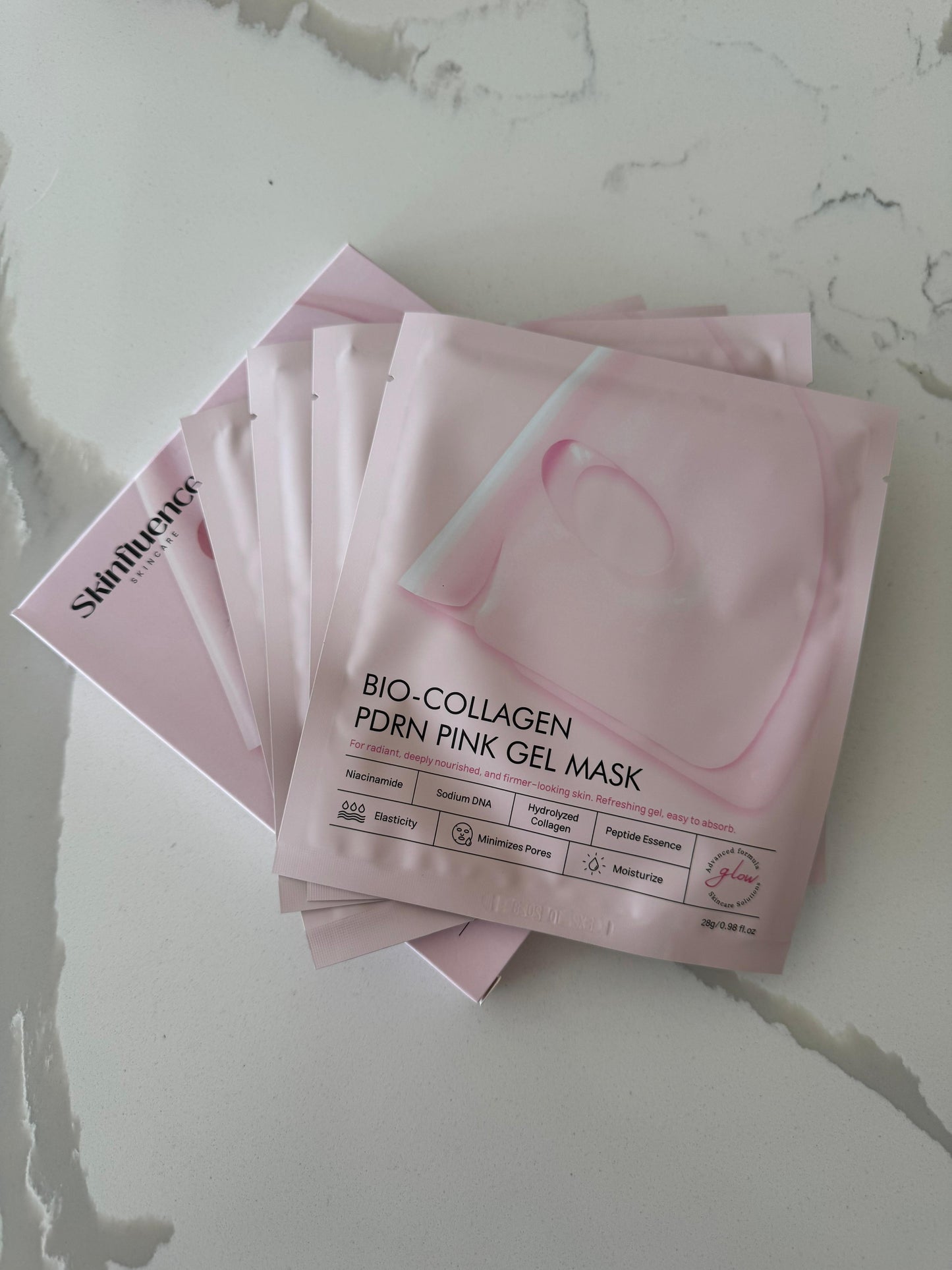 Skinfluence Pink Collagen Gel Mask 1 mask
