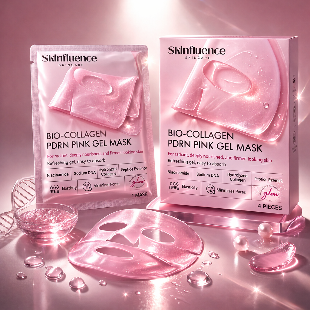 BIO-COLLAGEN PDRN PINK GEL MASK PACK OF 4