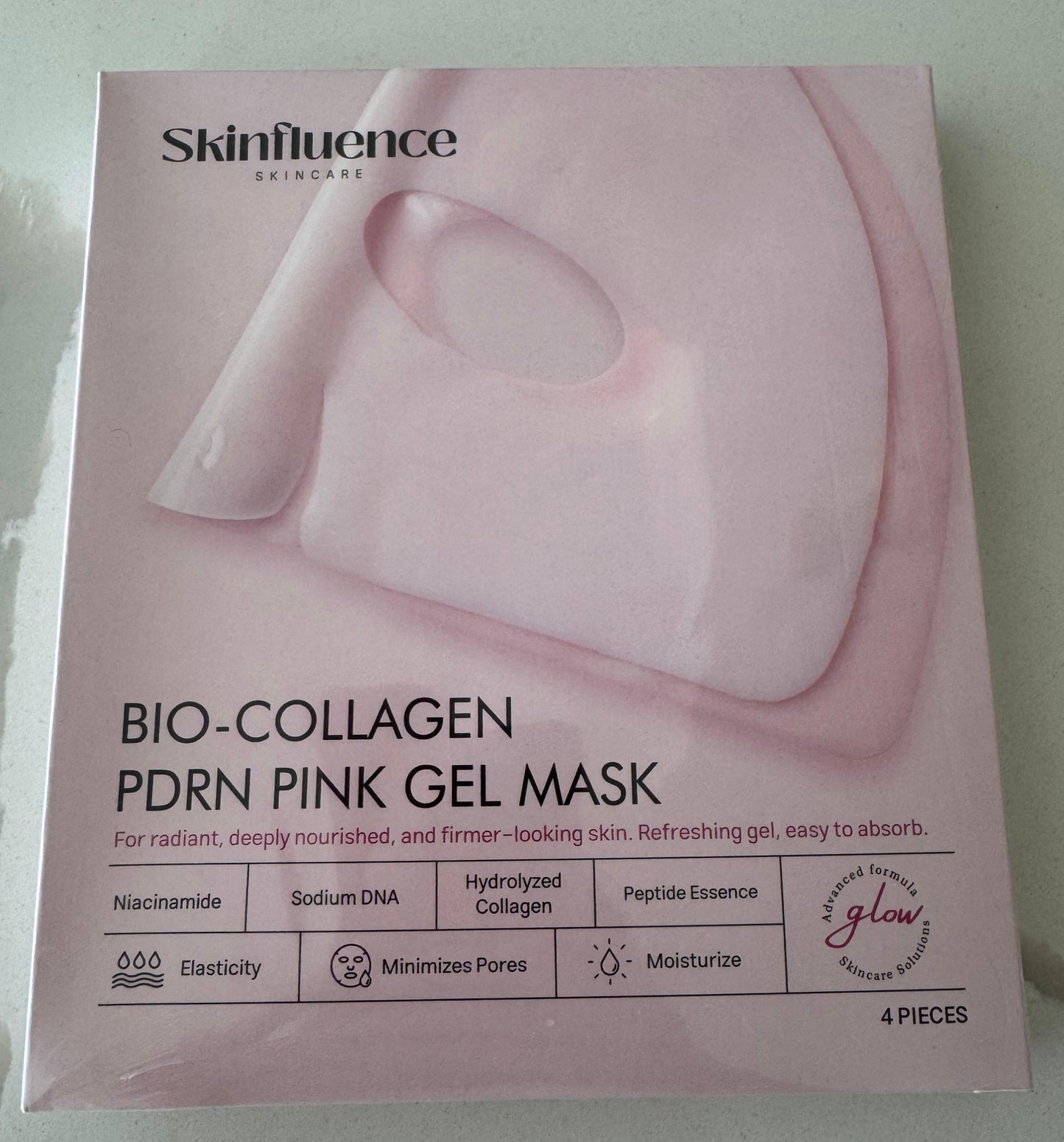 Skinfluence Pink Collagen Gel Mask 1 mask